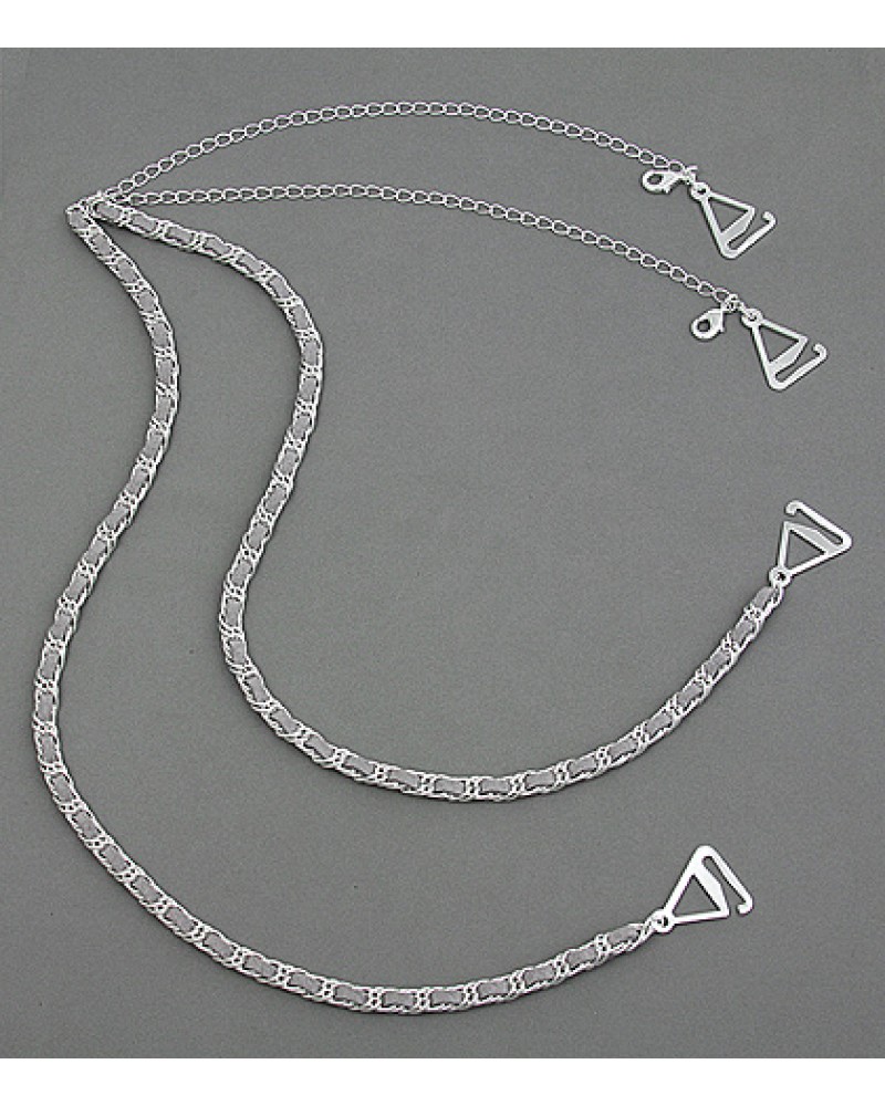 Bra Straps - CNL Style Chain Strap - Grey - BS-HH165GY