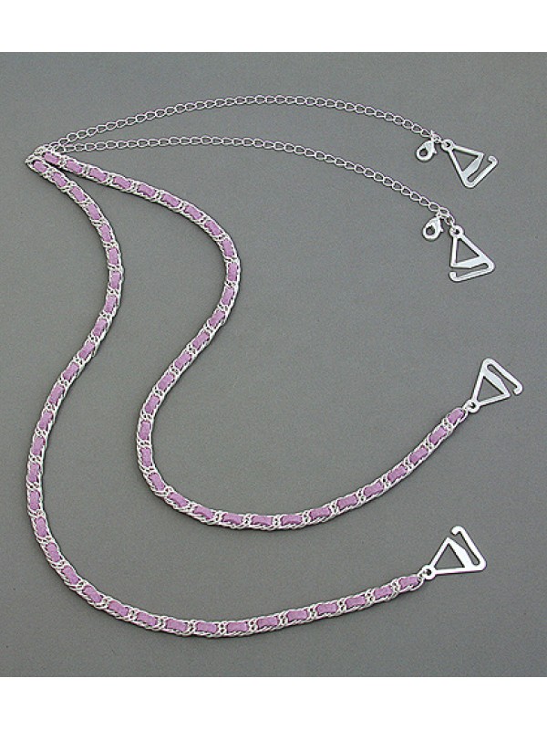 Bra Straps - CNL Style Chain Strap - Purple - BS-HH165PL