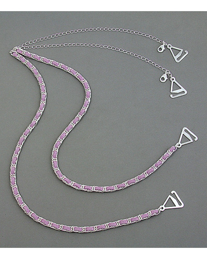 Bra Straps - CNL Style Chain Strap - Purple - BS-HH165PL