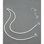 Bra Straps - CNL Style Chain Strap - White -BS-HH165WH