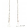 Bra Straps - CNL Style Chain Strap - White -BS-HH165WH