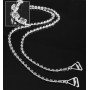 Bra Straps - Single Line Crystal Chain Strap - Clear -BS-HH19CL