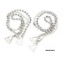 Bra Straps - Single Line Crystal Chain Strap - Clear -BS-HH19CL