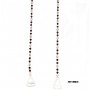 Bra Straps - Single Line Crystal Chain Strap - Red & Green - BS-HH19XMS