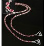 Bra Straps - Single Line Crystal Chain Strap - Red - BS-HH19RD