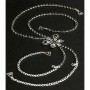 Bra Straps - Single Line w/ Rhinestone Butterfly Charm Cross-over on Back Side - Black - BS-HH83BUTBK