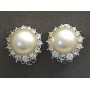 Gift set: Pearl Necklace + Earrings + Ring Set - NE-NS6072W