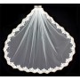 Veil - Sequined lace embroidery - 36" - VL-V1072IV