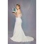 Fitted & Flare Sweetheart Sequined Over-lace Corset Wedding Dress - Plus Size  - CB-F1001P