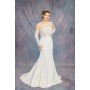 Mermaid Double Spaghetti Straps Boat Neckline Wedding Dress - Plus Size - CB-M1001P