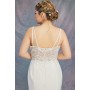 Mermaid Double Spaghetti Straps Boat Neckline Wedding Dress - CB-M1001