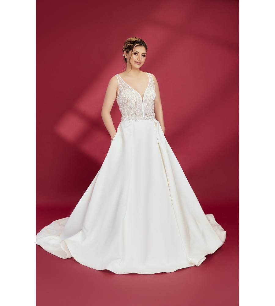 Wedding Dresses 2025 Plus Size With Sleeves