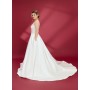 Sparkling Beads and Sequined A-line V cut Wedding Dress - Plus Size - OU-A3002P