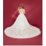 Ball Gown Off-Shoulder Semi-V cut Wedding Dress - OU-B5002