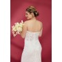 Fitted and Flare Sweet-heart with Over-Skirt Wedding Dress - OU-F1003OS