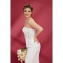 Fitted and Flare Sweet-heart with Over-Skirt Wedding Dress - OU-F1003OS